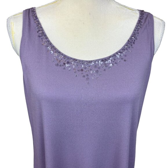 Eileen Fisher blouse, size Medium, 100% silk, sleeveless, summer, party, dressy - Picture 2 of 8